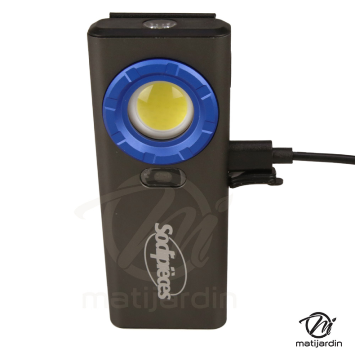 Lampe de travail rechargeable en aluminium 1200LM avec base aimantée