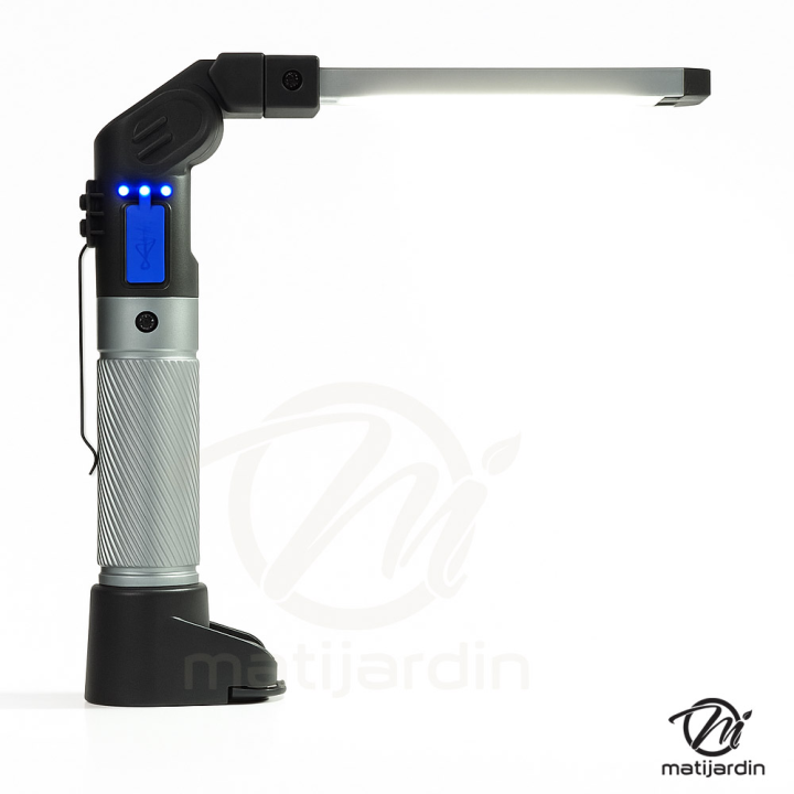 Lampe de travail pliable avec COB & SMD - Éclairage puissant et polyvalent