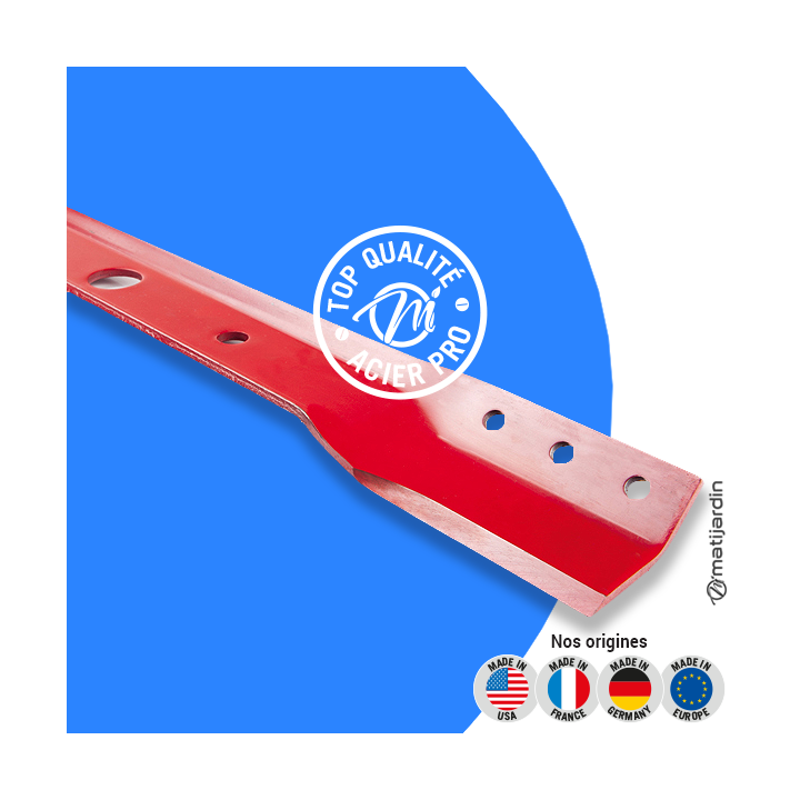 Lame tondeuse pour Snapper. N° 19518. Coupe 63 cm