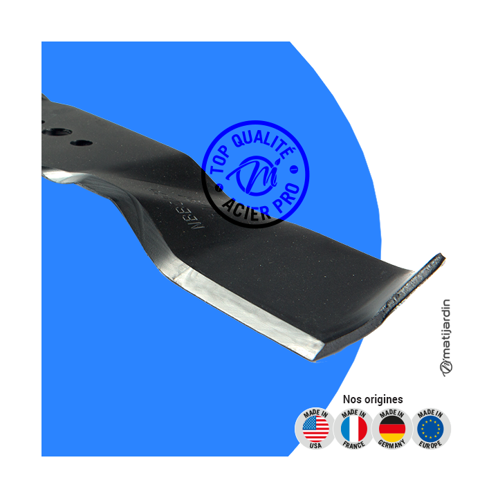 Lame tondeuse pour Husqvarna Bio clip 3 R1030 506 96 63-01 coupe 41,2 cm