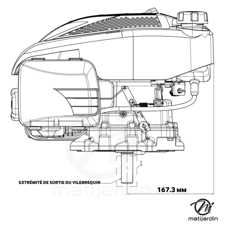 Carburateur pour tronçonneuse Stihl 017 018 MS170 MS180