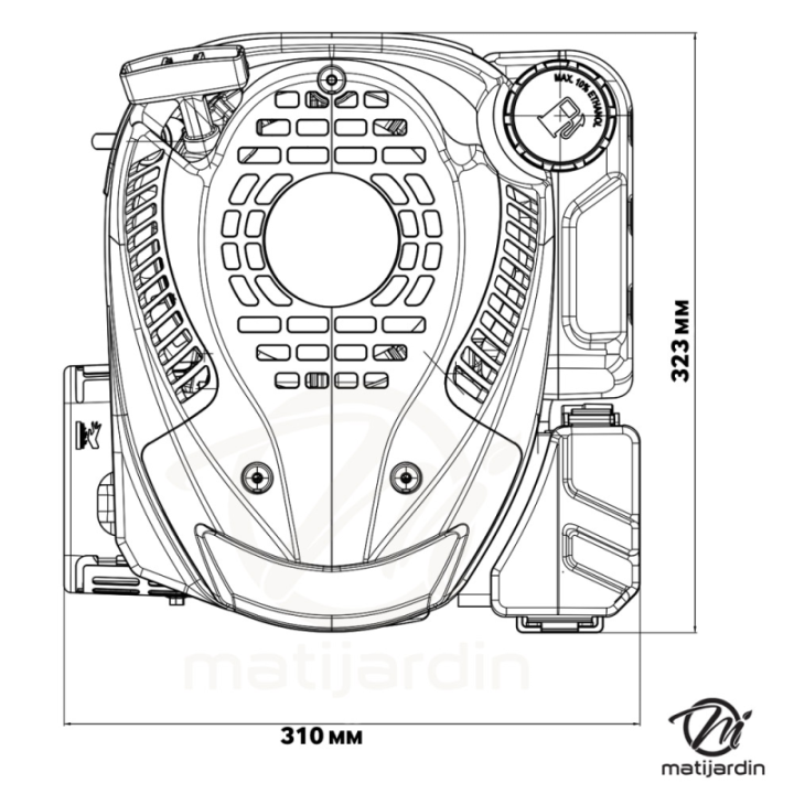 Carburateur pour tronçonneuse Stihl 017 018 MS170 MS180