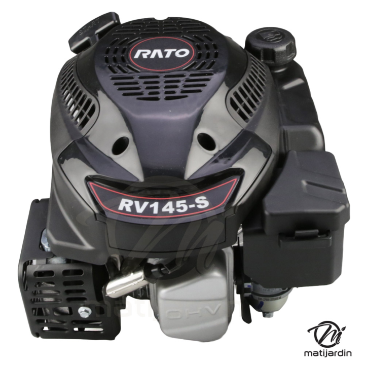 Moteur RATO RV145-S – 4 temps 144 cm³, arbre vertical pour tondeuse et motobineuse