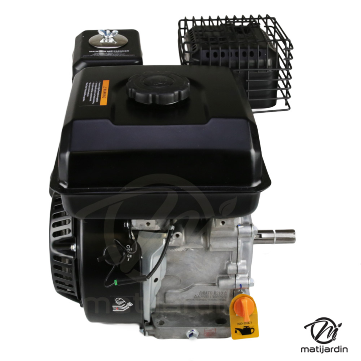 Moteur RATO R210 – 212 cc – 4 temps – arbre horizontal Ø23 mm – filtre à air à bain d’huile