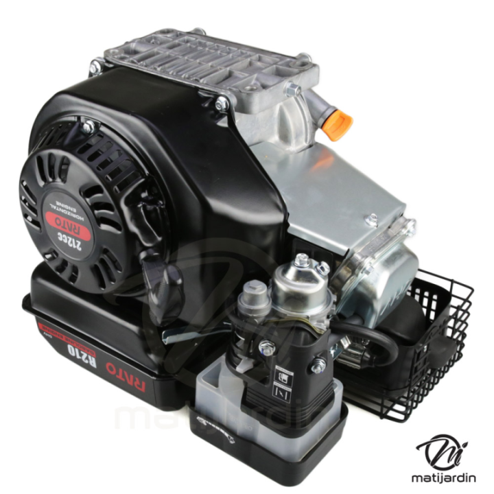 Moteur RATO R210 – 212 cc – 4 temps – arbre horizontal Ø23 mm – filtre à air à bain d’huile