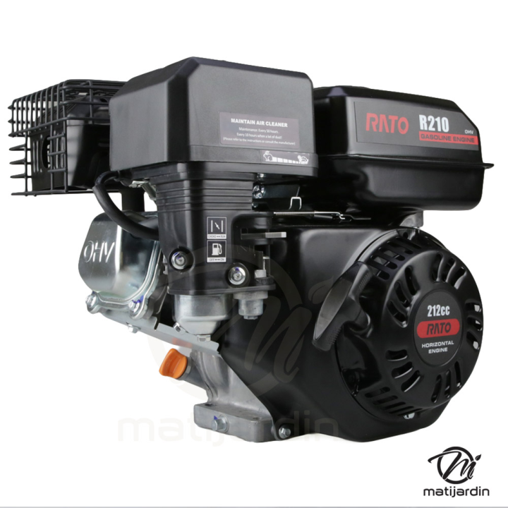 Moteur RATO R210 – 212 cc – 4 temps – arbre horizontal Ø23 mm – filtre à air simple