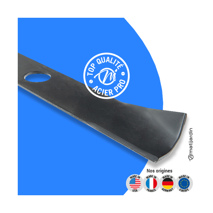 Lame tondeuse pour Sabo Pro 43. N°. Coupe 43 cm