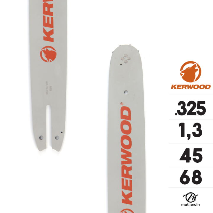 Guide tronçonneuse Kerwood 25 cm pour Stihl .325"LP 1,1 mm