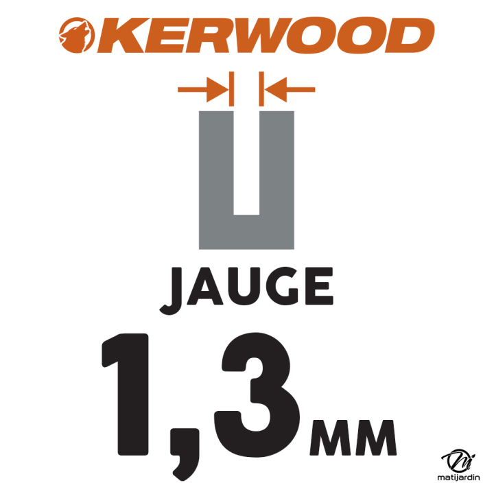 Guide tronçonneuse Kerwood 25 cm pour Stihl .325"LP 1,1 mm