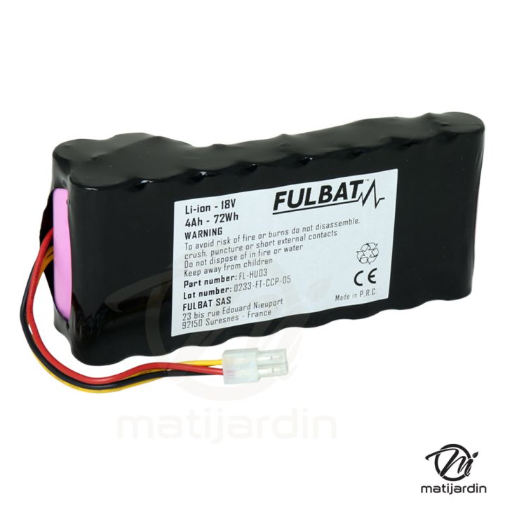 Batterie lithium 18 V 4 Ah AL-HU03 pour robot tondeuse Husqvarna