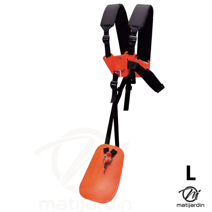 Harnais double épaules avec ceinture dorsale taille L pour débroussailleuse - Kalysta