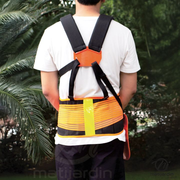 Harnais double épaules avec ceinture dorsale taille L pour débroussailleuse - Kalysta