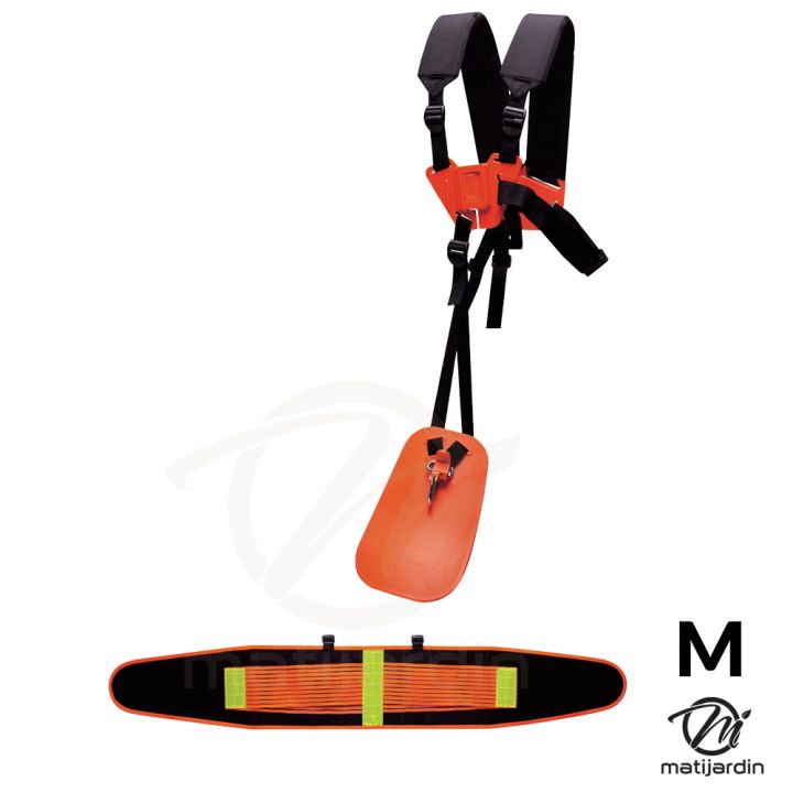 Harnais double épaules avec ceinture dorsale taille M pour débroussailleuse - Kalysta