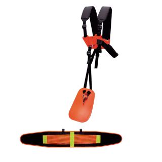 Harnais double épaules avec ceinture dorsale taille XL pour débroussailleuse - Kalysta