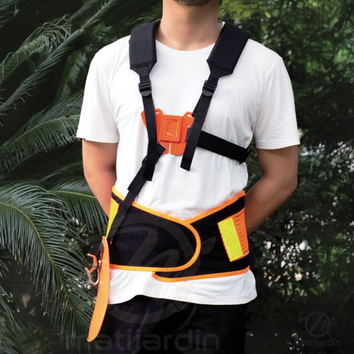 Harnais double épaules avec ceinture dorsale taille M pour débroussailleuse - Kalysta