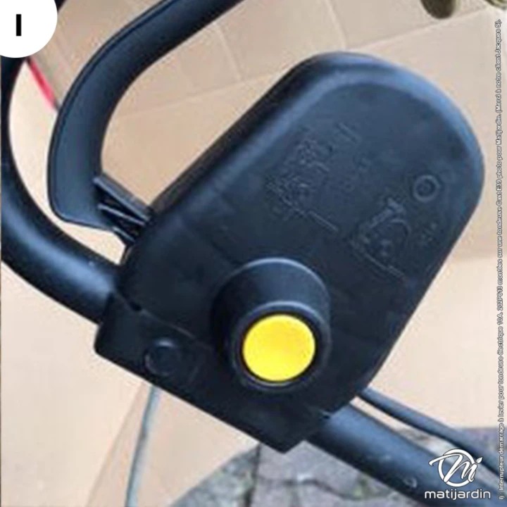 Interrupteur démarrage à levier pour tondeuse électrique 10A 202P613