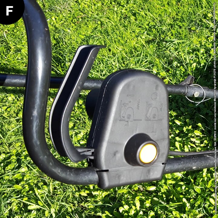 Interrupteur démarrage à levier pour tondeuse électrique 10A 202P613