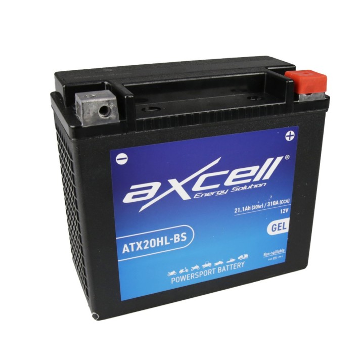 Batterie tondeuse gel Axcell ATX20LH-BS 21,1 Ah