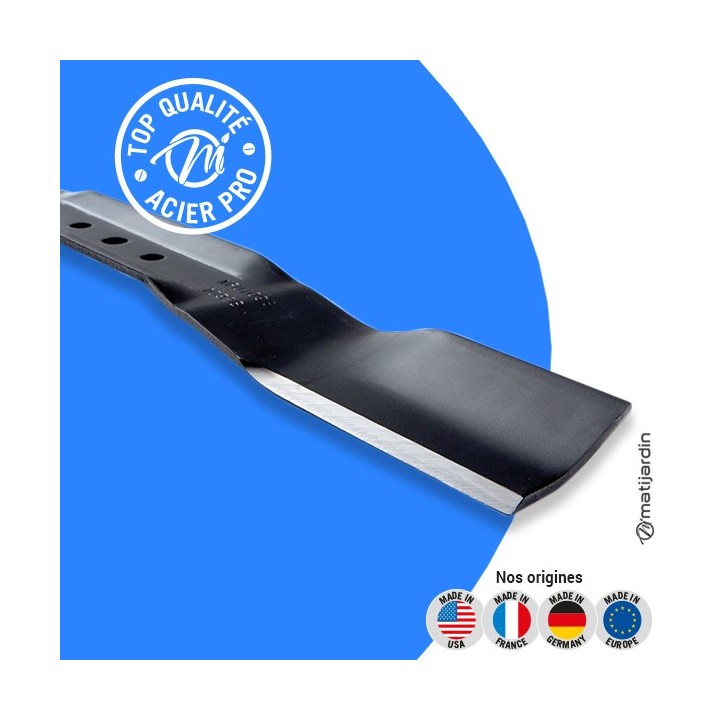 Lame 53,1 cm pour tondeuse TORO Recycler 21" - Ø 11 mm