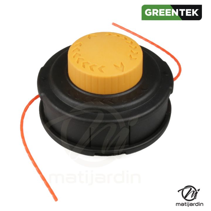 Tête débroussailleuse 113×67 mm Greentek Tap & Go avec 4 adaptateurs
