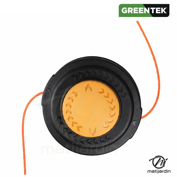 Tête débroussailleuse 113×67 mm Greentek Tap & Go avec 4 adaptateurs