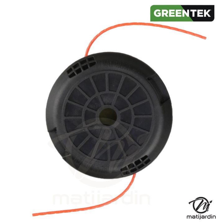 Tête débroussailleuse 113×67 mm Greentek Tap & Go avec 4 adaptateurs