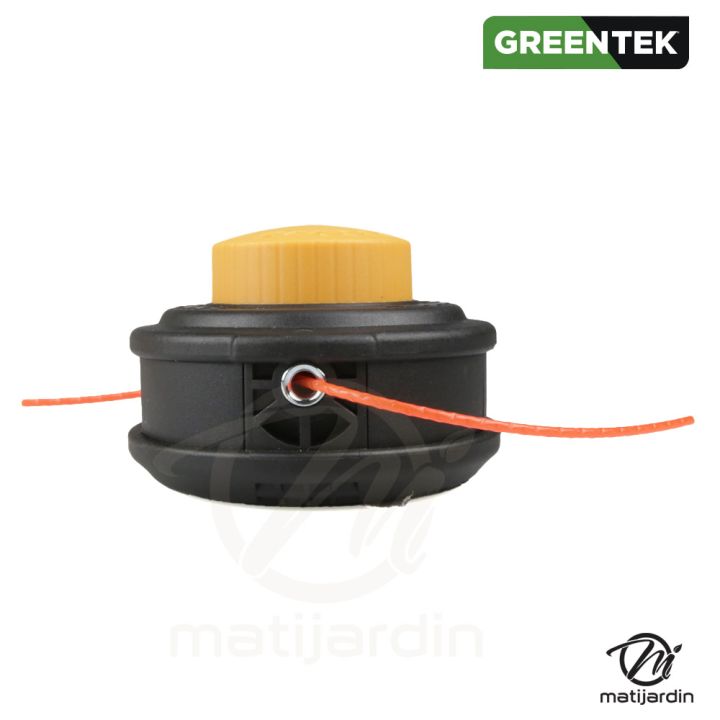 Tête débroussailleuse 113×67 mm Greentek Tap & Go avec 4 adaptateurs