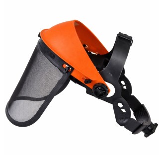 Visière protection relevable, écran grillagé