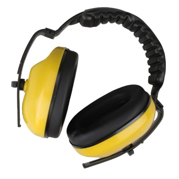 Casque anti-bruit jaune 26 dB protection auditive