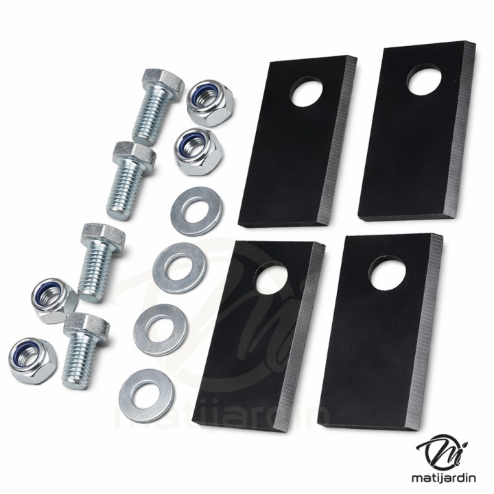 Jeu de 4 lames 80 mm AS Motor E11461 G05950042