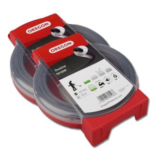 Fil Oregon Duoline 2 mm x 15 m Rond Transparent Coque par 2