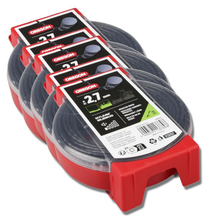 Fil nylon Oregon Nylium 2,7 mm x 15 m Ondulé Blister par 5