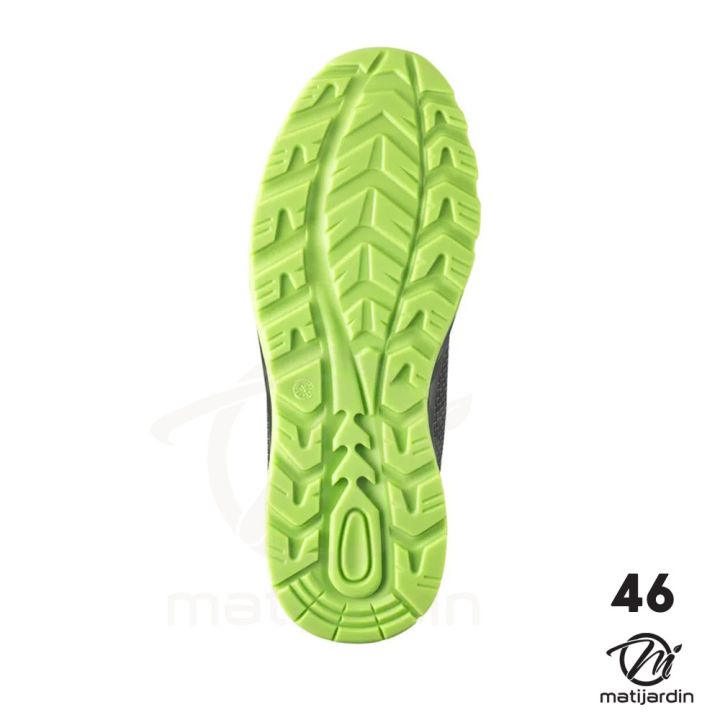 Chaussures de sécurité hautes ALTERRA S3L FO - taille 46. Couleur noir et vert