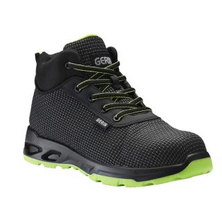 Chaussures de sécurité hautes ALTERRA S3L FO - taille 44. Couleur noir et vert