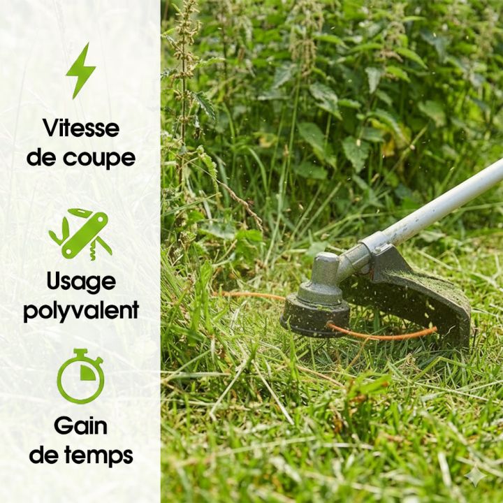 Fil débroussailleuse Carré 2,7 mm x 15 m Greentek