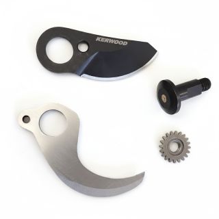 Jeu de 2 lames avec vis compatible sécateur KERWOOD MATAA73981