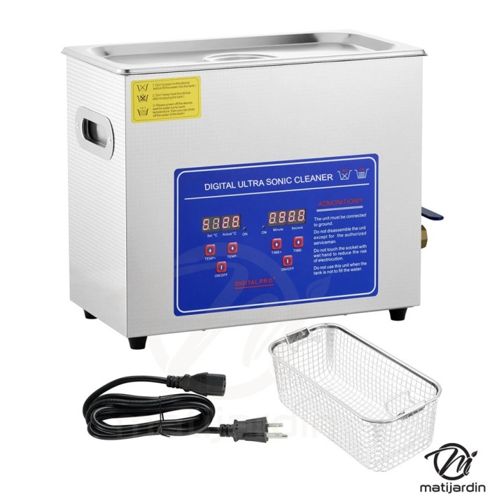 Bac ultrasons 6L VEVOR KZ-D6 chauffage et minuterie