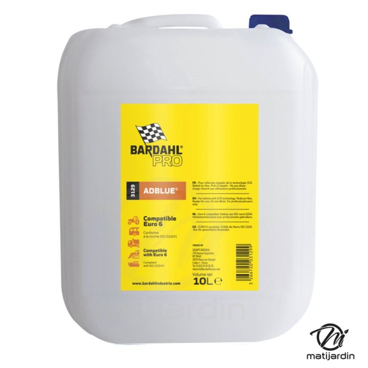 AdBlue 10L Bardahl avec bec verseur - Solution SCR diesel