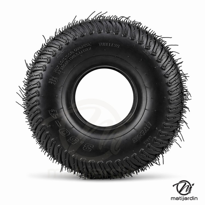 Pneu gazon 350x4 | 4 plis Tubeless | 3.50-4