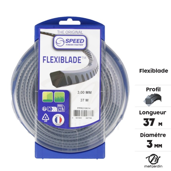 Fil débroussailleuse Carré, Cranté 3 mm 37 m Oregon
