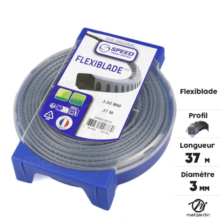 Fil débroussailleuse Carré, Cranté 3 mm 37 m Oregon