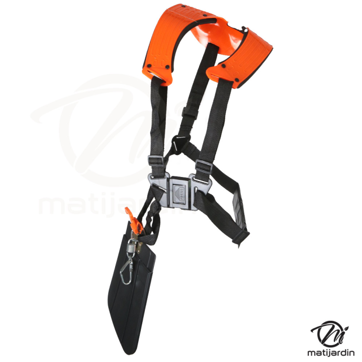 Harnais universel pour débroussailleuse. Avec attache rapide