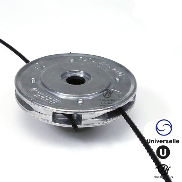 Tête débroussailleuse 2 fils Alu Universelle Speed Ø 100 mm