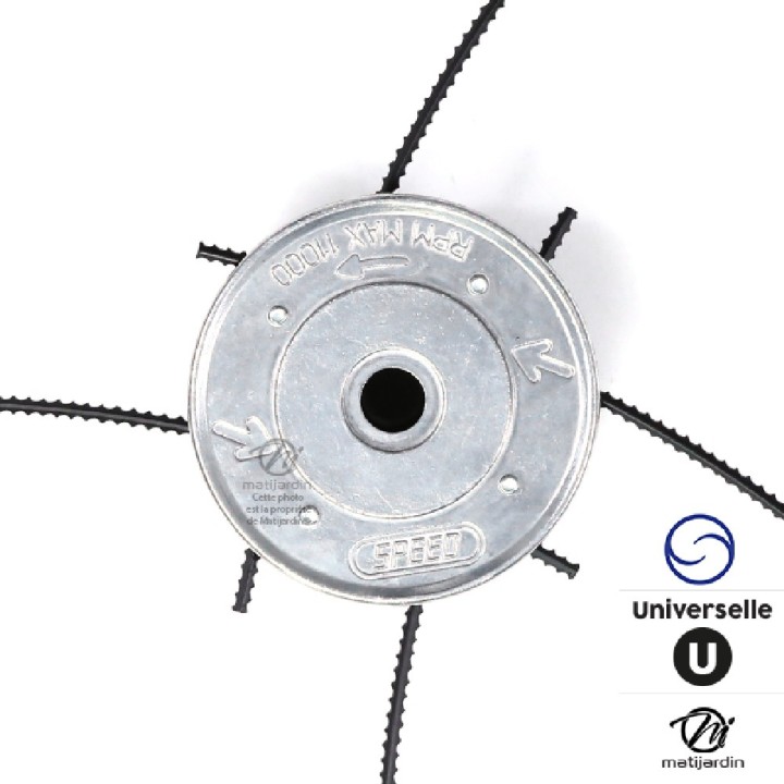 Tête débroussailleuse 4 fils Alu Universelle Speed Ø 100 mm