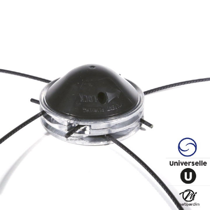 Tête débroussailleuse 4 fils Alu Universelle Speed Ø 100 mm