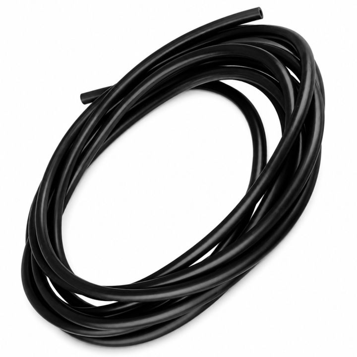 Durite noire longueur 7,6m. Ø Intérieur 6.35 mm, extérieur 12,7 mm