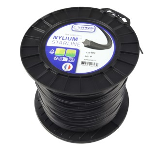 Fil débroussailleuse Etoilé 3 mm 240 m Oregon Nylium