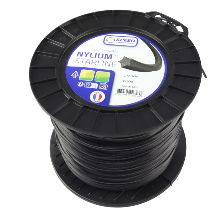 Fil débroussailleuse Etoilé 3 mm 240 m Oregon Nylium