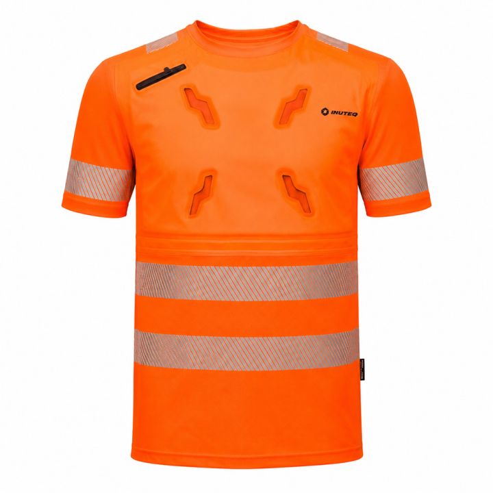 T-shirt refroidissant haute visibilité Smart-X INUTEQ orange taille L