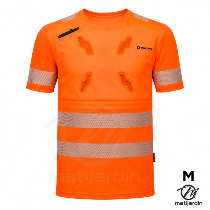 T-shirt refroidissant haute visibilité Smart-X INUTEQ orange taille M